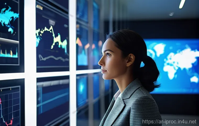 구매조달 관련 실무 지식 심화 학습법 - **Market Intelligence & Strategic Foresight**
A focused procurement professional, a woman in a s...